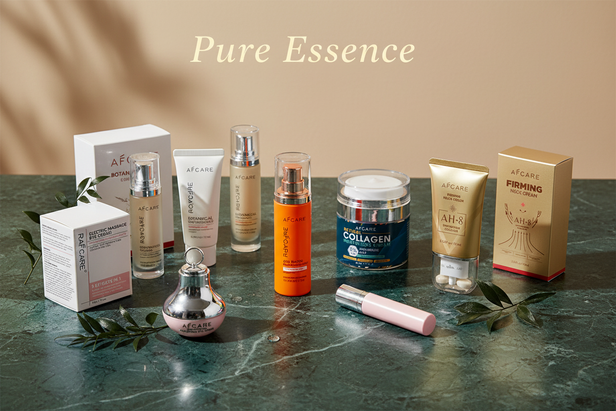 Pure Essence Brand Hero with Original Products
